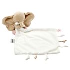 Doudou câlin Fanfan éléphant  27*27cm blanc crème Fanfan