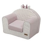 Fauteuil club bébé Lilas