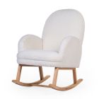 Fauteuil à bascule Teddy Ecru