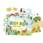 Livre d'activités pour enfant Busy book Ferme