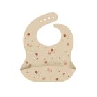 Bavoir en silicone avec empreinte - Chestnuts