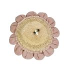 Coussin de sol Ø 70 cm Marguerite Rose