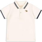 Polo enfant Florian GOTS - Antique White 9 mois