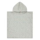 Poncho de plage fleurs vertes 55 x 50 cm