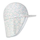 Casquette UV fleurs vertes 2-4 ans