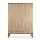 Armoire XL 3 portes Flow - Honey Ash