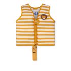 Gilet de natation enfant 3-6 ans - Rayures jaunes
