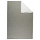Couverture Kendi 100x140 cm en Veloudoux kaki