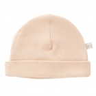 Bonnet naissance bébé Pale peach