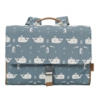 Cartable enfant Baleine bleu