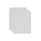 Lot de 3 Gants de toilette bamboo hydrophile White