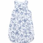 Gigoteuse Toile de Jouy Bleu 70 cm 6-9 mois