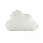 Coussin nuage coton bio gold stella white