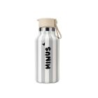 Gourde isotherme enfant avec paille Stripe bleu 350 ml
