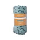 Serviette de plage coton 135 x 65 cm - Léopard vert