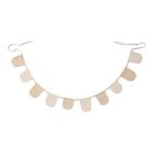 Guirlande avec fanions - Pure Soft Beige