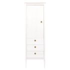 Armoire 1 portes Blanc