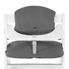 Coussin de chaise haute Select Muslin Dark Grey
