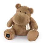 Peluche Hippopotame 40 cm Marron