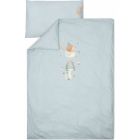 Housse de couette lit bébé - Denim Blue