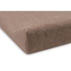 Housse matelas à langer éponge 50 x 70 cm Milky Coffee