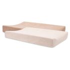 Lot de 2 housses matelas à langer éponge 50 x 70 cm Blush et Wild Rose