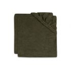 Lot de 2 housses matelas à langer 50x70 cm Éponge Leaf Green