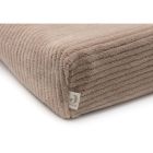 Housse matelas à langer 50 x 70 cm Cloudy Rib Milky Coffee