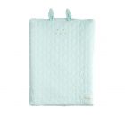 Housse pour matelas à langer rectangulaire Aqua