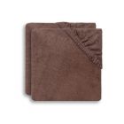 Lot de 2 housses matelas à langer 50x70 cm Éponge Chestnut