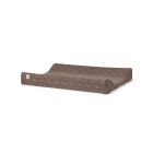 Housse matelas à langer 50x70 cm Spring Knit Chestnut