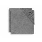 Lot de 2 housses matelas à langer 50x70 cm Éponge Storm Grey