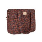 Sac à langer imperméable Hyde Park Maroon Poppies