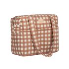 Sac à langer imperméable Terracotta Checks