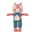 Peluche phosphorescente avec livre en tissu Jeanne