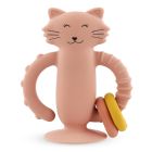 Jouet sensoriel en silicone avec ventouse Mrs. Cat