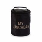 Sac repas isotherme My Lunch bag Noir et or