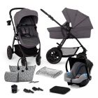 Pack poussette trio Xmoov² - Dark grey
