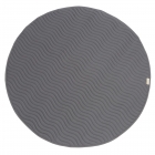 Tapis de jeu rond Kiowa Slate Grey