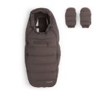 Chancelière et moufles pour poussette Chestnut