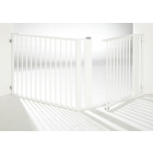 Barrière de sécurité modublable 120-180 cm - Bois blanc