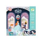 Stickers repositionnables avec décors La vie au château