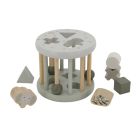 Jeu de formes en bois - Vert olive
