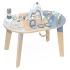Table d'activités en bois - Bleu
