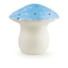 Lampe champignon grand modèle bleu