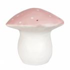 Lampe champignon grand modèle vintage pink