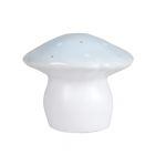 Lampe champignon moyen bleu