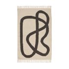 Tapis - Lane Rug - Off-white / Chocolate