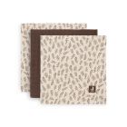 Lot de 3 langes coton hydrophile 70x70 cm Meadow Chestnut
