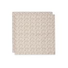 Lot de 2 langes gaze de coton 115 x 115 cm Flower Fairies